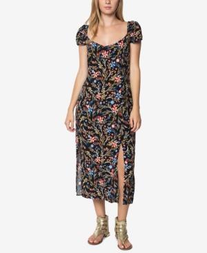 O'neill Juniors' Kylie Printed Midi Slit Dress