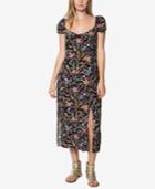 O'neill Juniors' Kylie Printed Midi Slit Dress