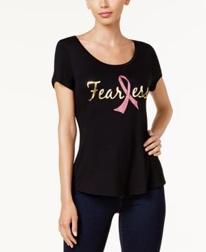 Thalia Sodi Pink Ribbon Graphic T-shirt, Created For Macy's