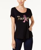 Thalia Sodi Pink Ribbon Graphic T-shirt, Created For Macy's