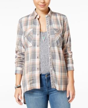 Roxy Juniors' Plaid Shirt
