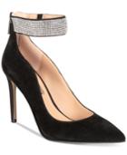 Inc International Concepts Women's Kaylynn Ankle-strap Evening Pumps, Created For Macy's Women's Shoes