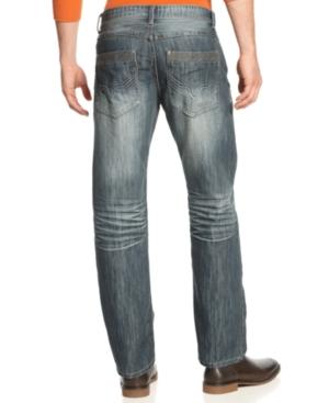 Inc International Concepts Stretch Slim Straight Jeans, Created For Macy's