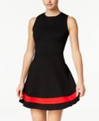 B Darlin Juniors' Open-back Fit & Flare Dress