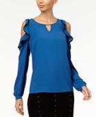 Thalia Sodi Ruffled Off-the-shoulder Top, Created For Macy's