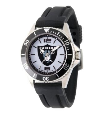 Gametime Nfl Oakland Raiders Men's Stainless Steel Honor Watch