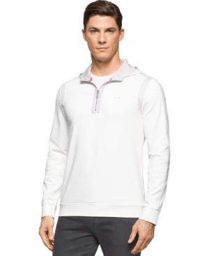 Calvin Klein Men's Quarter-zip Hoodie Sweatshirt