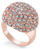 Thalia Sodi Rose Gold-tone Pave Dome Ring, Created For Macy's