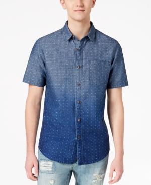American Rag Men's Dip-dyed Dobby Shirt, Created For Macy's