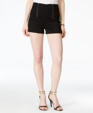 Material Girl Juniors' High-rise Zip-trim Shorts, Only At Macy's