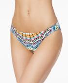 Bar Iii Tulum Tie-dyed Reversible Cheeky Bottoms, Only At Macy's Women's Swimsuit