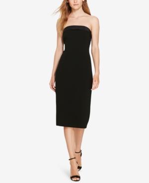 Polo Ralph Lauren Silk-trim Tuxedo Dress