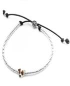 Jack Russel Terrier Head Bracelet In Sterling Silver And Enamel
