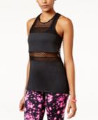 Material Girl Active Juniors' Mesh-inset Tank Top, Only At Macy's