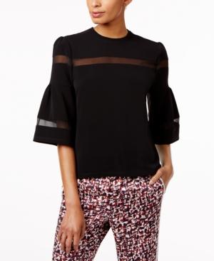 Dkny Mesh-trim Top