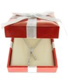 Diamond Lariat Necklace (1-1/2 Ct. T.w.) In 14k White Gold
