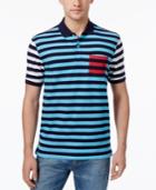 Club Room Men's Striped Performance Polo, Only At Macy's