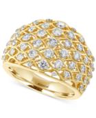 D'oro By Effy Diamond Openwork Ring (1-1/4 Ct. T.w.) In 14k Gold