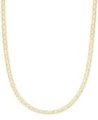 Marine Link Chain 22" Necklace In 14k Gold