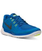 Nike Men's Free 5.0 Running Sneakers From Finish Line