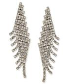 Charter Club Angled Pave Fringe Drop Earrings, Only At Macy's