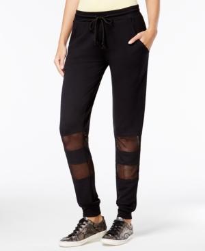 Material Girl Active Juniors' Mesh-inset Sweatpants, Only At Macy's