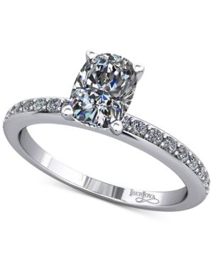 Diamond Mount Setting (1/5 Ct. T.w.) In 14k White Gold