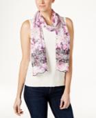 Inc International Concepts Eyelet Floral Skinny Scarf, Only At Macy's