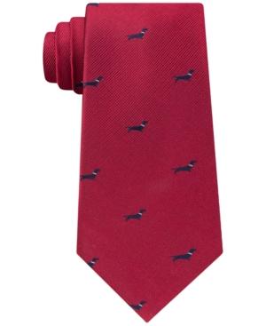 Tommy Hilfiger Men's Dachshund Dog Flex Silk Tie