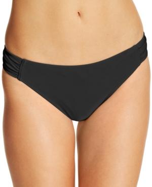 California Waves Ruched Side-tab Bikini Bottoms Women's Swimsuit