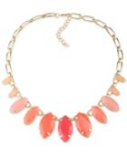 Abs By Allen Schwartz Gold-tone Multi-stone Statement Necklace