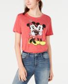 Modern Lux Juniors' Disney Mickey & Minnie Mouse Graphic T-shirt