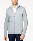 Tasso Elba Men's Jacquard Textured Knit Jacket, Created For Macy's