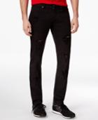 Armani Exchange Men's Straight-fit Ripped Jeans