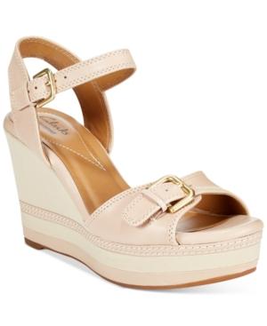 Clarks Collection Women's Zia Castle Wedge Sandals Women's Shoes