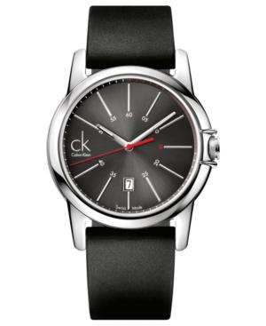Ck Calvin Klein Watch, Men's Swiss Select Black Rubber Strap 42mm K0a21507