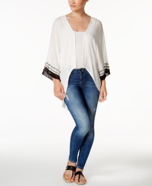 Steve Madden Lolita Painted Tassel Kimono