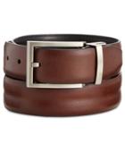Ryan Seacrest Distinction Feather-edge Reversible Welt Leather Dress Belt, Created For Macy's
