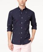 Tommy Hilfiger Men's Carson Embroidered Custom-fit Shirt