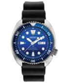 Seiko Men's Automatic Prospex Special Edition Diver Black Silicone Strap Watch 45mm
