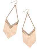Thalia Sodi Pave Fringe Drop Earrings, Created For Macy's