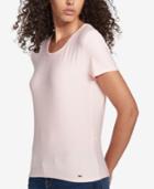 Tommy Hilfiger Ladder-trim T-shirt, Created For Macy's