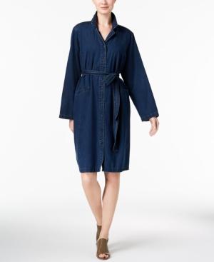 Eileen Fisher Tencel Belted Denim Shirtdress, Regular & Petite