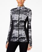 Ideology Printed Zip-front Jacket