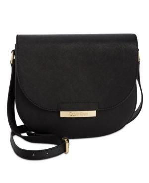 Calvin Klein Saffiano Saddle Bag