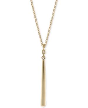 Ivanka Trump Long Elongated Bar Pendant Necklace
