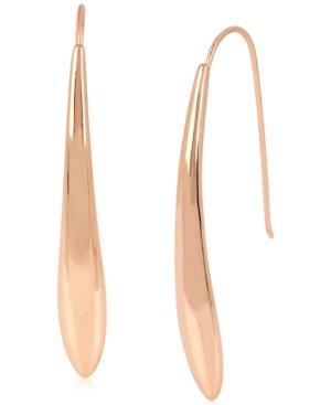 Kenneth Cole New York Rose Gold-tone Sculptural Stick Drop Earrings