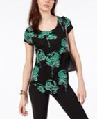 Alfani Printed Knit Top, Created For Macy's