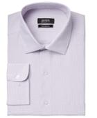 Alfani Men's Classic/regular-fit Performance Stretch Easy Care Purple Dobby Striped Dress Shirt, Created For Macy's