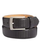 Tasso Elba Men's Braided Leather Belt, Created For Macy's